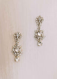 crystal vintage inspired bridal wedding earrings by twigs & honey