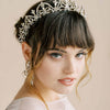 vintage inspired crystal tiara, bridal crown, by twigs and honey