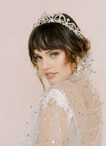 vintage inspired crystal tiara, bridal crown, by twigs and honey