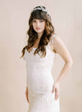 Swan lake pearl leaves inspired, grecian crown, headpiece twigs & honey
