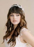 Swan lake pearl leaves inspired, grecian crown, headpiece twigs & honey