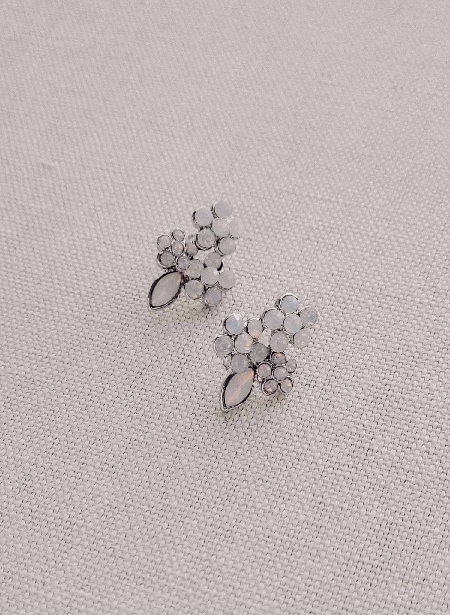 Petite crystal cluster earrings - Style #2129