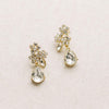 small crystal bridal stud, post back earrings by twigs & honey