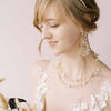 flower daisy chain pearl bridal braiding hair vine by twigs and honey