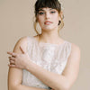 grecian inspired gold leaf and crystal pearl hair vine by twigs & honey