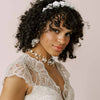 flower porcelain and crystal hair vine bridal by twigs & honey