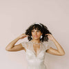 flower porcelain and crystal hair vine bridal by twigs & honey