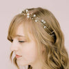twigs & honey silver crystal hair vine, hair adornment