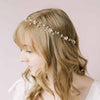 Freshwater pearl daisy chain hair vine - Style #2136