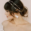 flower daisy chain pearl bridal braiding hair vine by twigs and honey