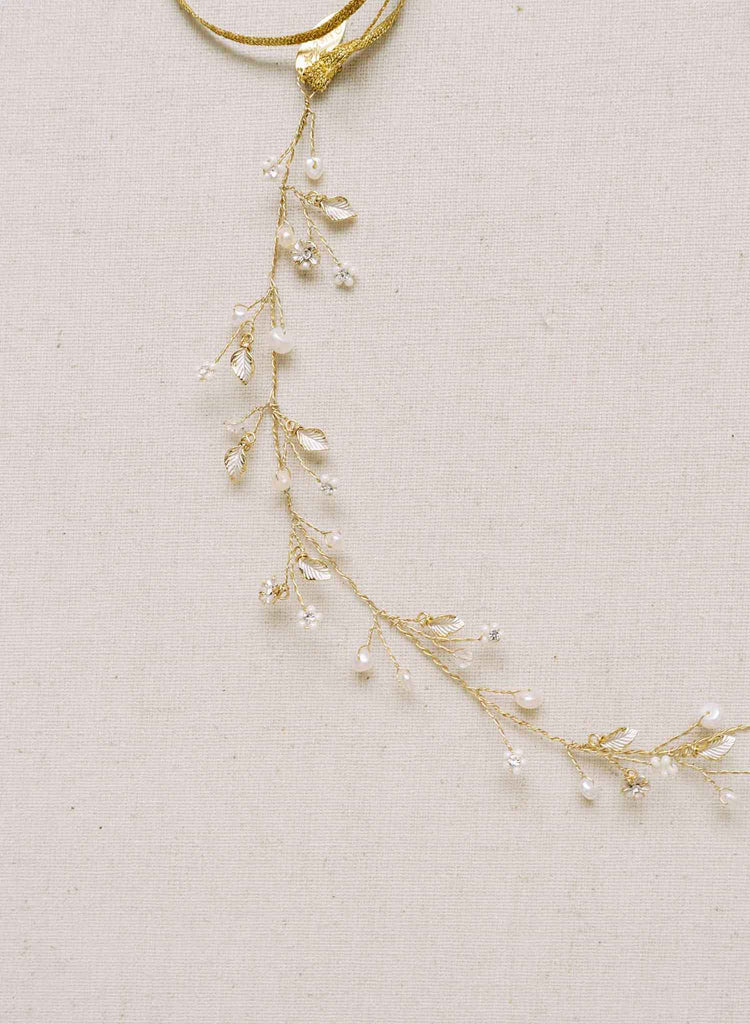blossom and flower, crystal hair vine by twigs & honey
