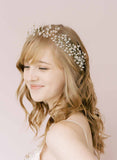 Austrian crystals bridal hair vine, weddings, by twigs and honey