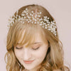 Austrian crystals bridal hair vine, weddings, by twigs and honey