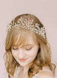 Austrian crystals bridal hair vine, weddings, by twigs and honey