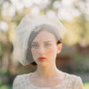 bridal birdcage veil, wedding veil, vintage veil