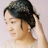 pearl lightweight bridal hair vine, headpiece by twigs & honey