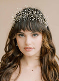 pearl lightweight bridal hair vine, headpiece by twigs & honey