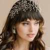 pearl lightweight bridal hair vine, headpiece by twigs & honey