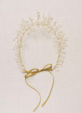 pearl lightweight bridal hair vine, headpiece by twigs & honey