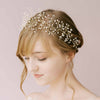 pearl lightweight bridal hair vine, headpiece by twigs & honey
