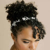 silver and opal crystal crown, bridal circlet by twigs and honey