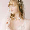 floral bridal wedding handmade headband by twigs and honey