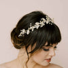 floral bridal wedding handmade headband by twigs and honey