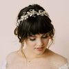 floral bridal wedding handmade headband by twigs and honey