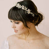 floral bridal wedding handmade headband by twigs and honey