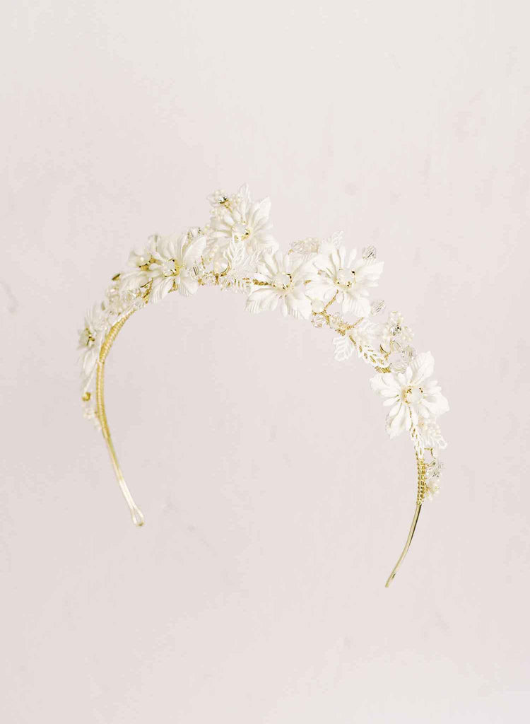 fairy, woodland bridal crown or tiara by twigs and honey