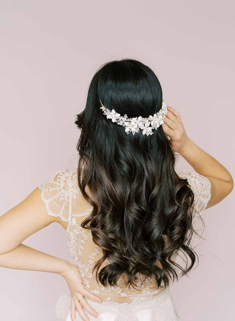 fairy, woodland bridal crown or tiara by twigs and honey