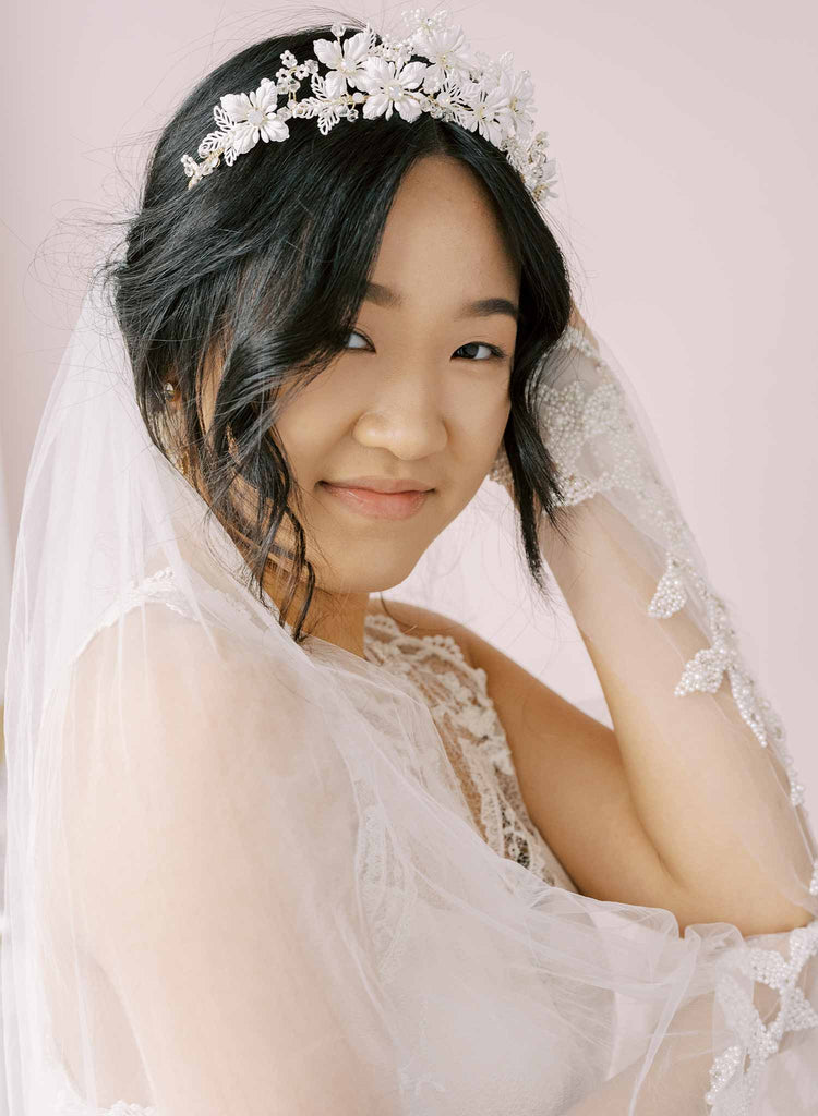 fairy, woodland bridal crown or tiara by twigs and honey