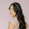 bridal circlet, headpiece with crystals by twigs and honey