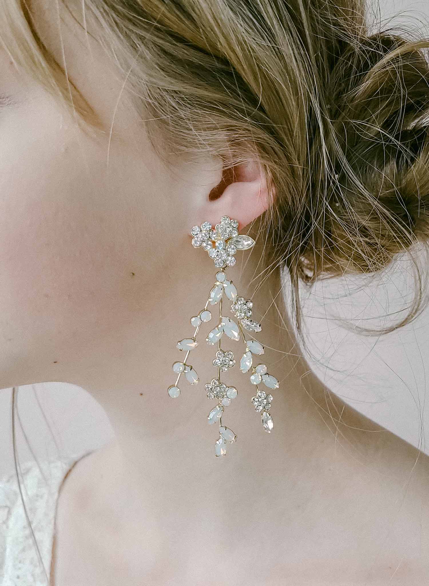 Amazon.com: JWICOS Fashion Chandelier Tassel Long Earrings for Women Girls  Rhinestone Statement Earrings Drop Dangle Earrings for Wedding Valentine's  Day (Silver) : Clothing, Shoes & Jewelry