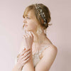 gold bridal crystal opal hair vine by twigs & honey