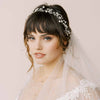 gold bridal crystal opal hair vine by twigs & honey