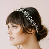 gold bridal crystal opal hair vine by twigs & honey