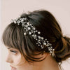 gold bridal crystal opal hair vine by twigs & honey