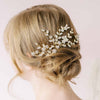 Crystal tendrils hair comb - Style #2149