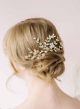 Crystal tendrils hair comb - Style #2149