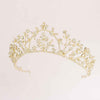 dramatic bridal crystal tiara crown by twigs and honey