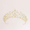 dramatic bridal crystal tiara crown by twigs and honey