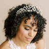 dramatic bridal crystal tiara crown by twigs and honey