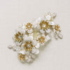 vintage inspired flower hair comb, weddings, by twigs & honey