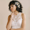 vintage inspired flower hair comb, weddings, by twigs & honey