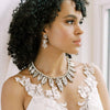 party or bridal necklace of crystals by twigs and honey