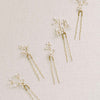freshwater pearl hair pin set, bobby pins by Twigs and Honey