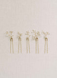 freshwater pearl hair pin set, bobby pins by Twigs and Honey