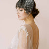 pearl birdcage veil, modern veil by twigs & honey