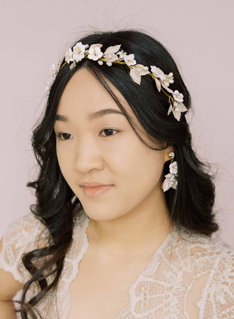 guinevere inspired bridal hair vine by twigs and honey